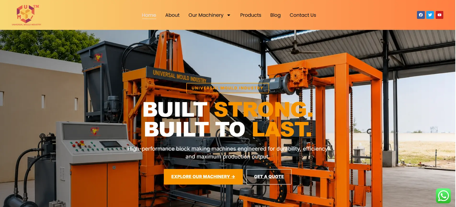 Universal Mould Industry Website